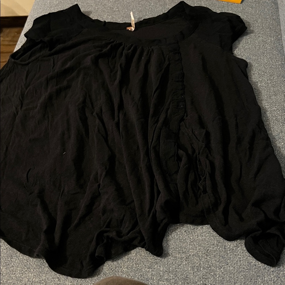 Free People black flowing t shirt